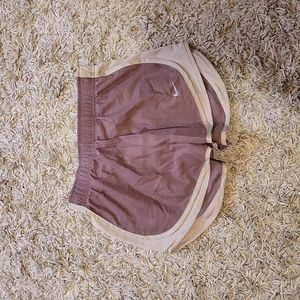 Nike dry fit shorts with liners, small